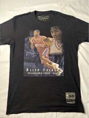 Men's Medium Allen Iverson Mitchell & Ness Hardwood Classics
